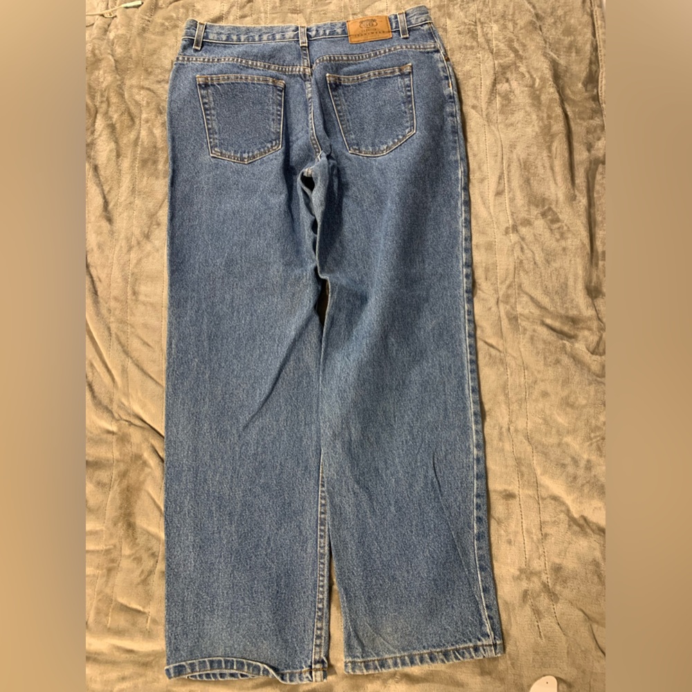 Route 66 Jeans Juniors Size 13/14 Relaxed Dark Wash Stretch Blue